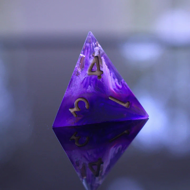 Misty Mountain - Mage Hand Sharp-Edged - 7-set Resin Dice