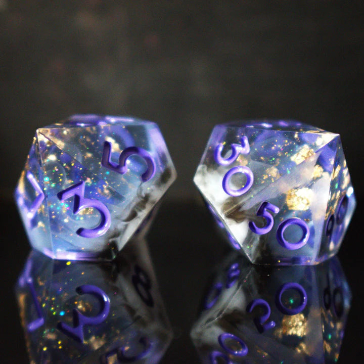 Misty Mountain - Mirage Arcane Sharp-Edged - 7-set Resin Dice