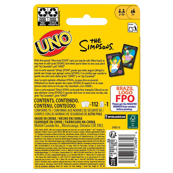 UNO: Simpsons