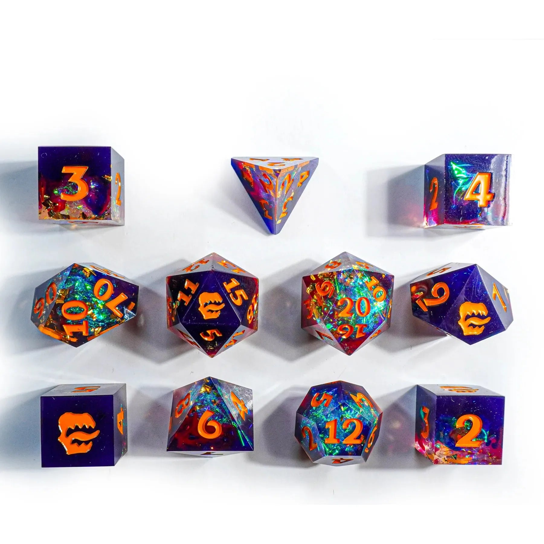 Mimic Dice: Mixtape 11pc Signature Resin Set