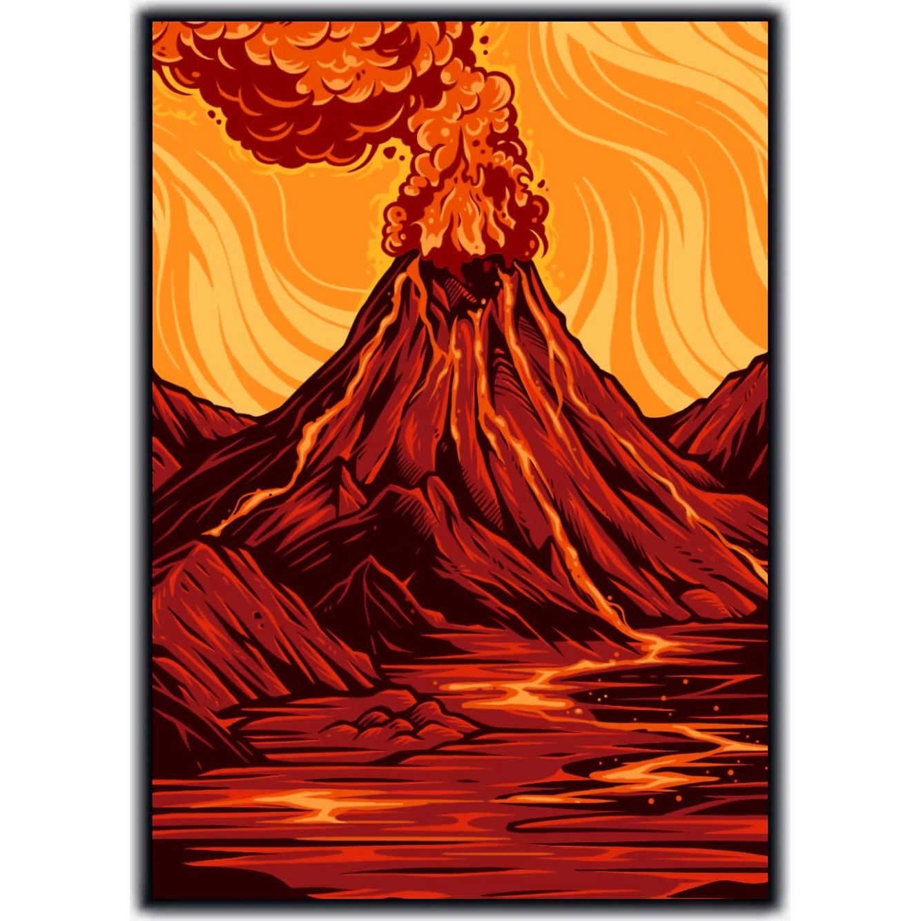 Realm Guard: Graphene Art Sleeves - Mountain