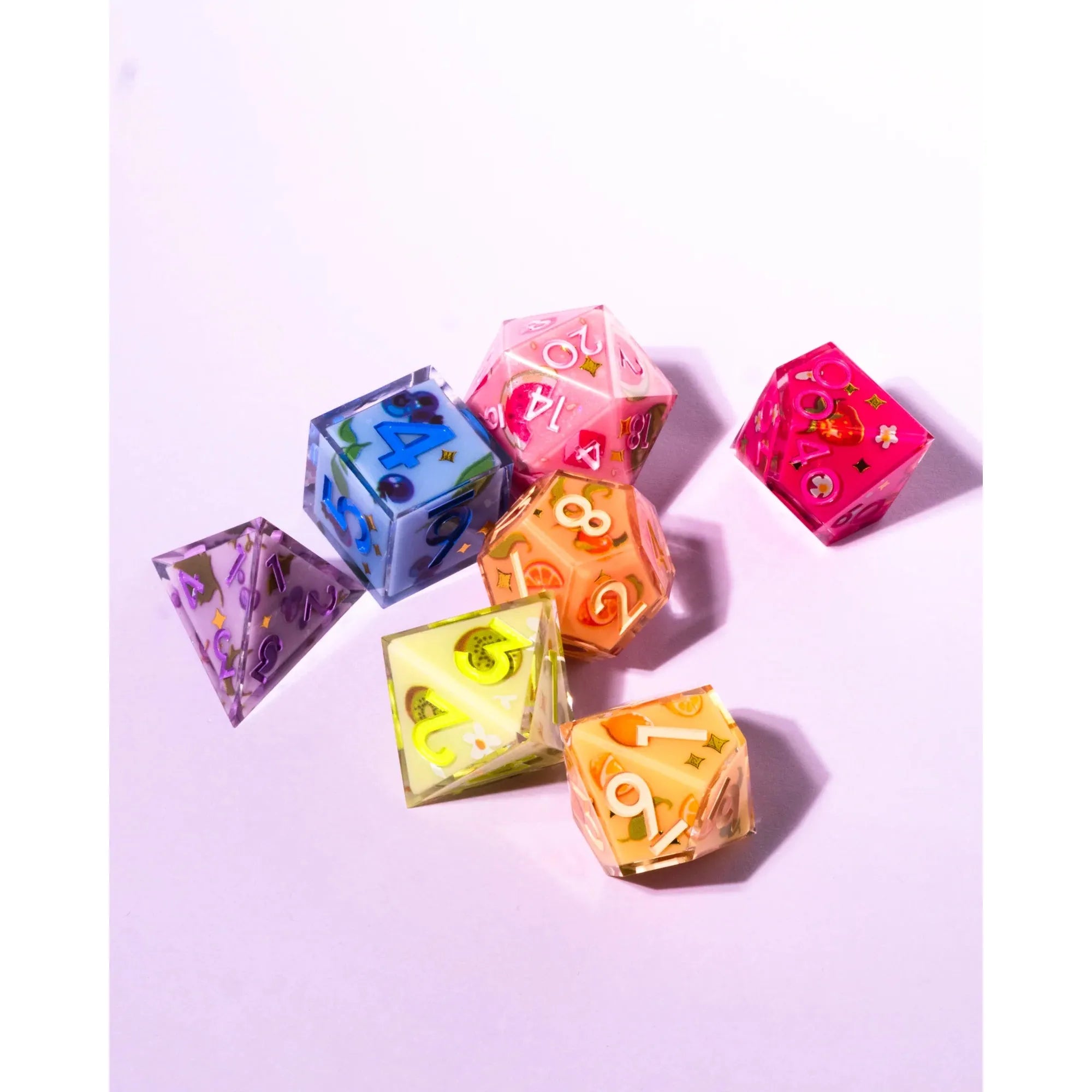 Fruit Pop 7-Piece Iconic Dice Set