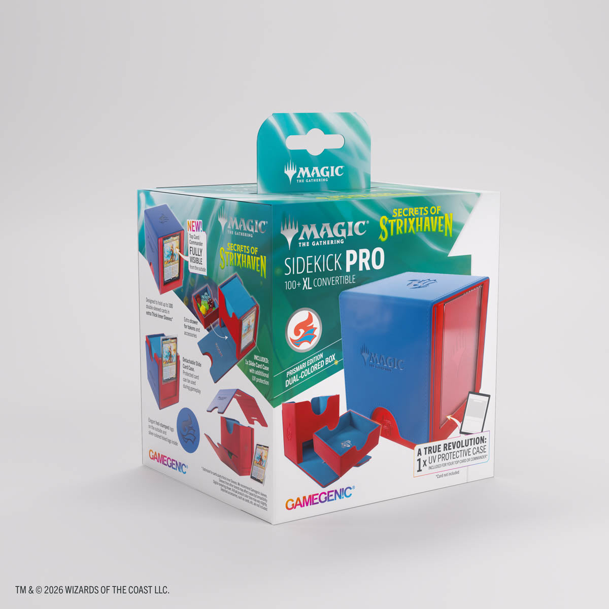 Magic: The Gathering | Secrets of Strixhaven Sidekick PRO 100+ XL - Prismari