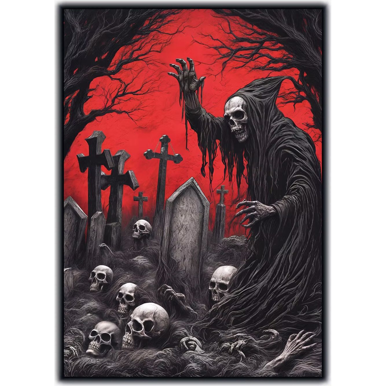 Ai Armor - Red/Black Necromancer Sleeves