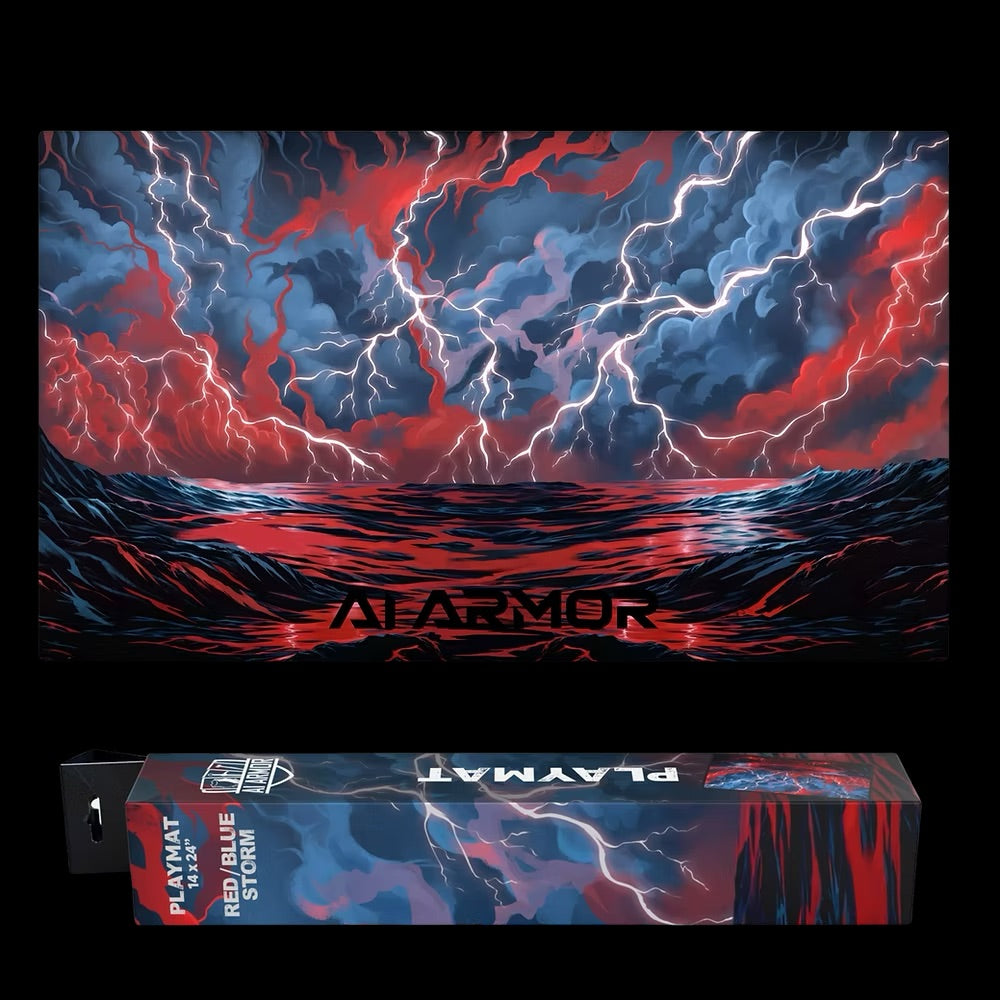 Ai Armor - Red/Blue Storm 14x24"