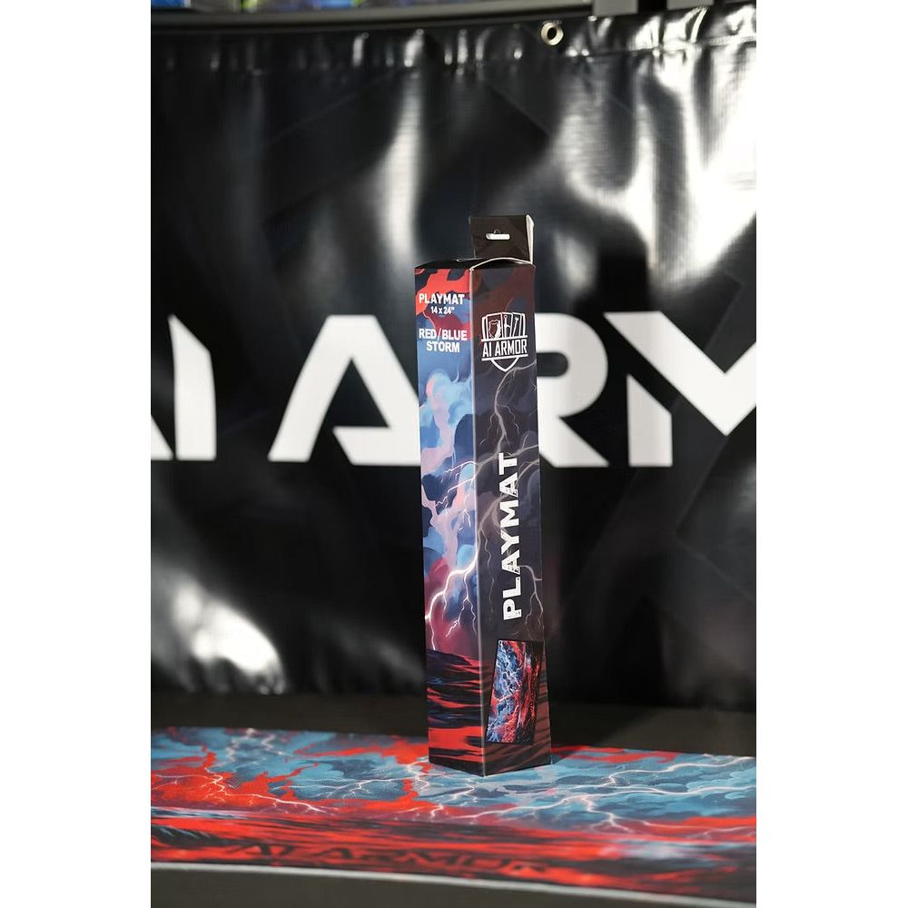 Ai Armor - Red/Blue Storm 14x24"