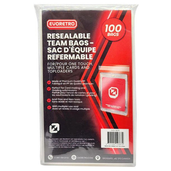Resealable Team Bags (100)