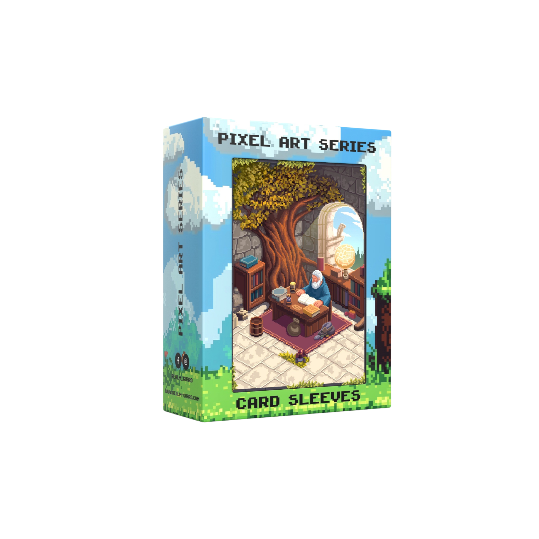 Realm Guard: Pixel Art Sleeves - Mystwood Study