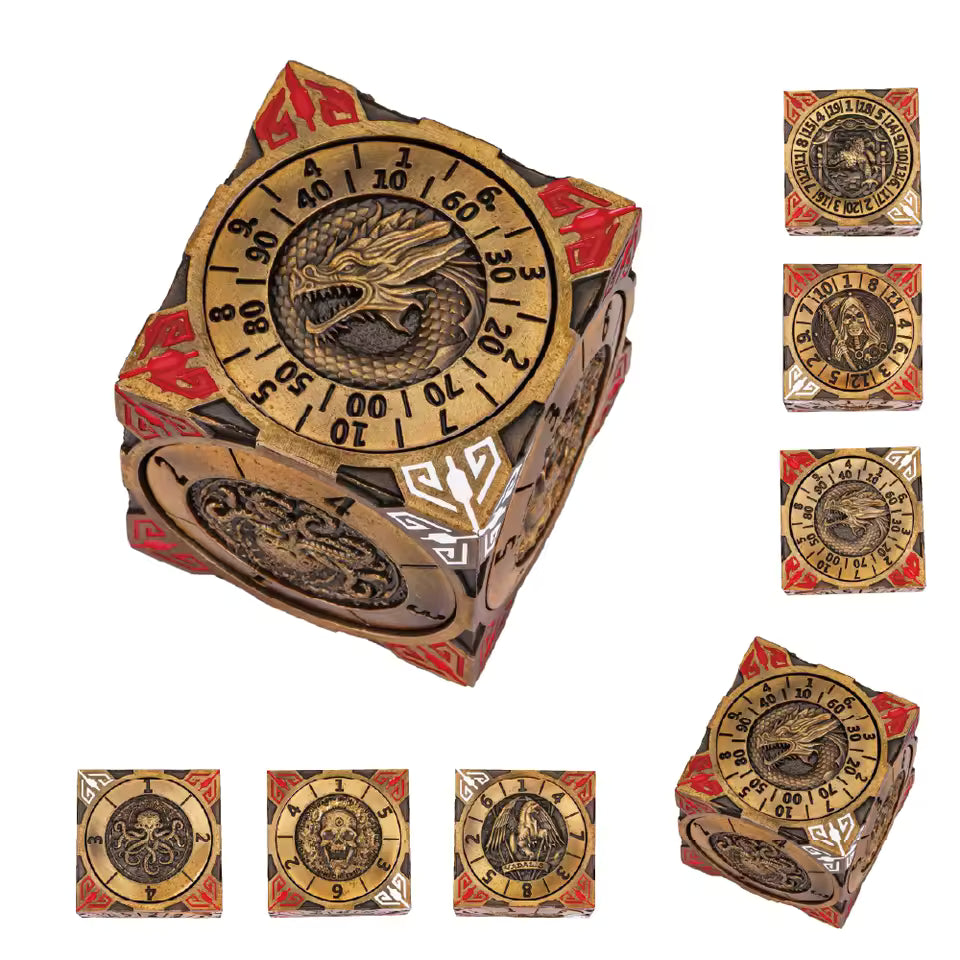 D6 Gyro Spinner 7-in-1 Dice