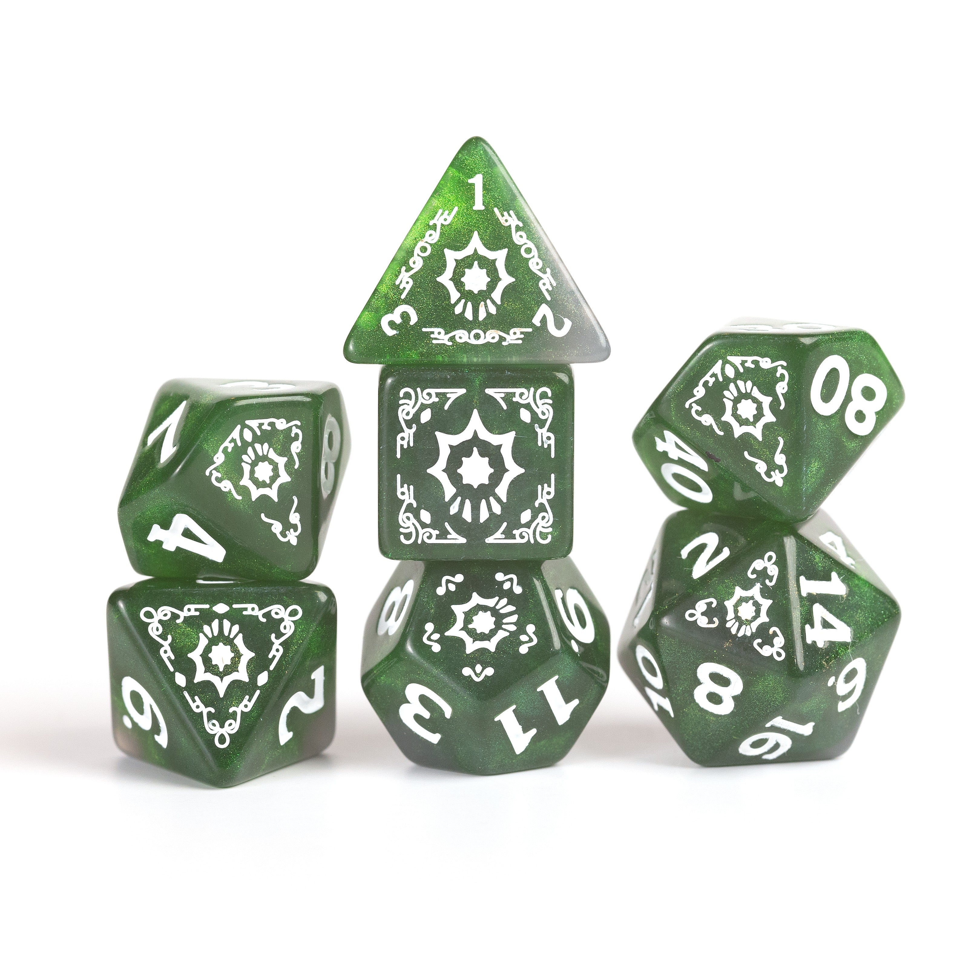 Dungeons & Dragons: Cleric Green Adventure Dice