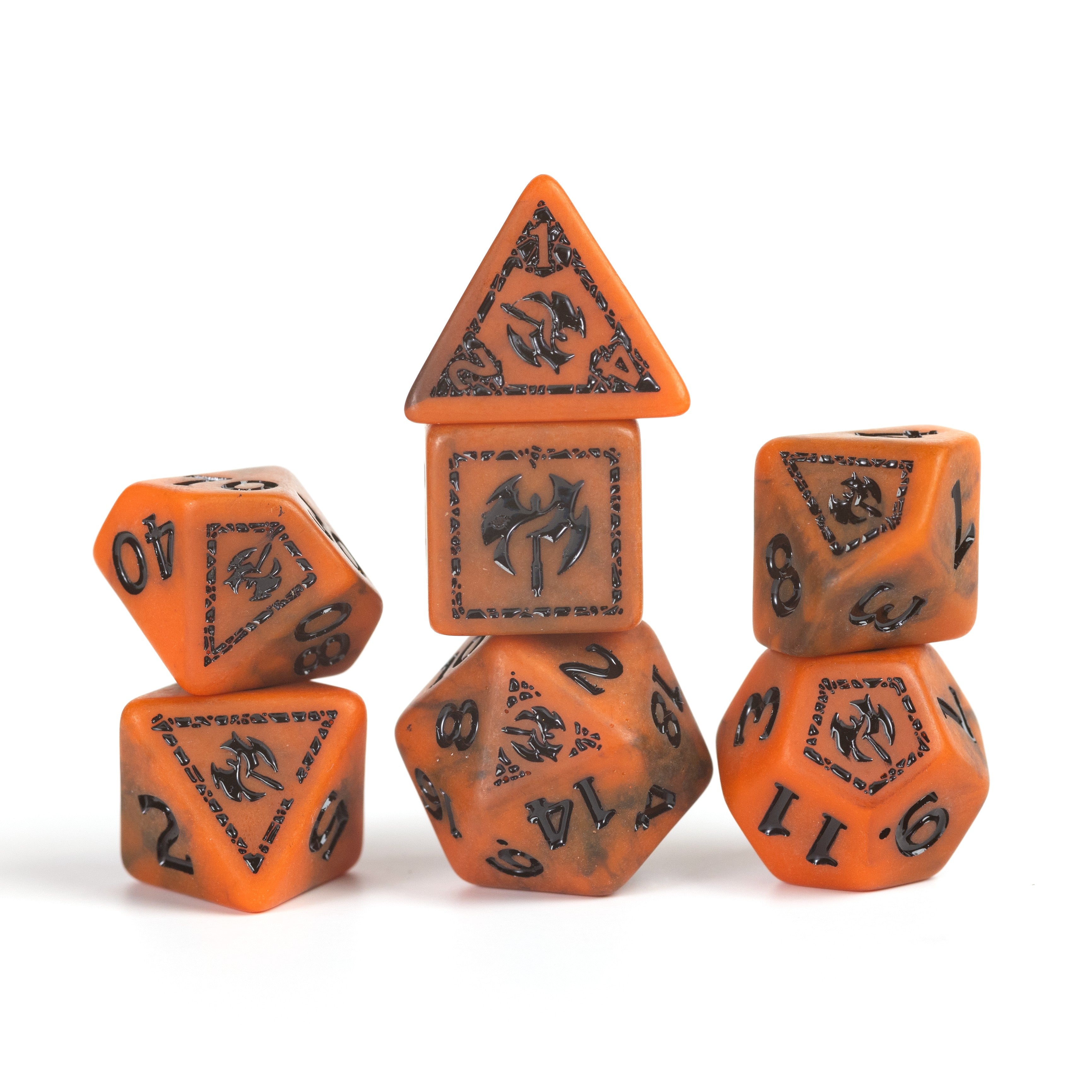 Dungeons & Dragons: Barbarian Orange Adventure Dice