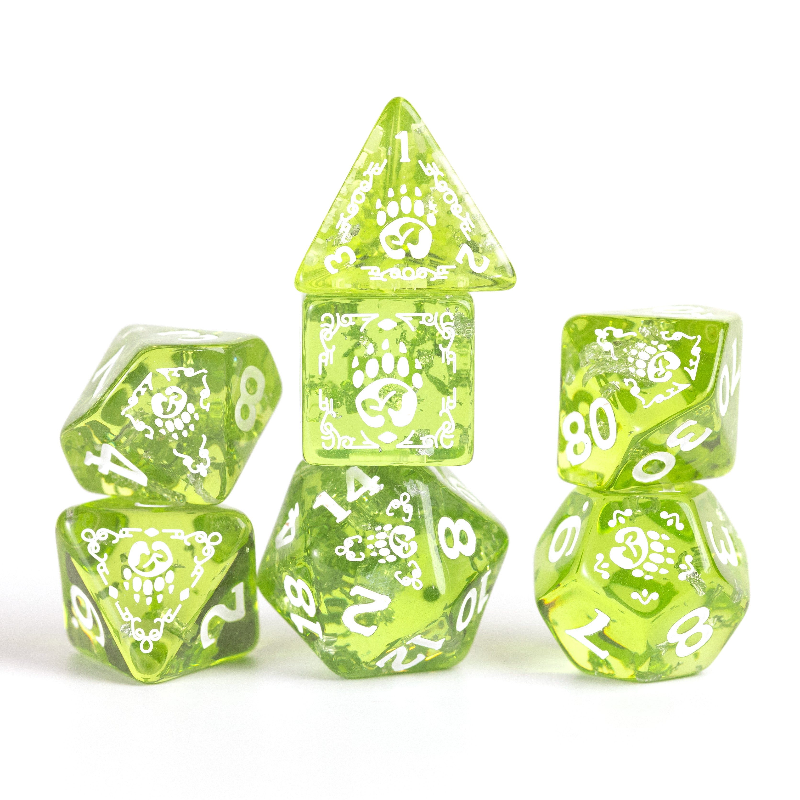 Dungeons & Dragons: Druid Green Adventure Dice