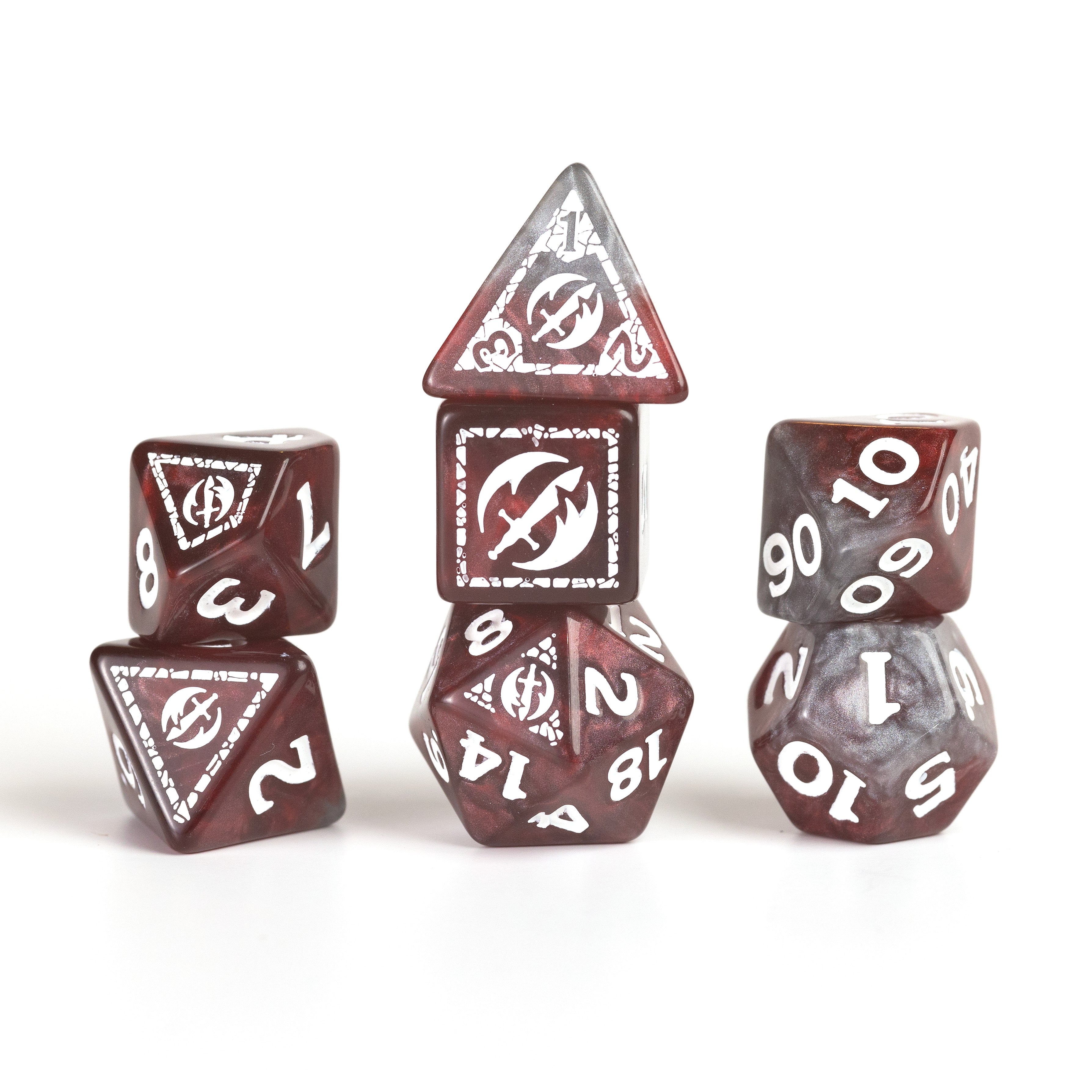 Dungeons & Dragons: Fighter Red Adventure Dice