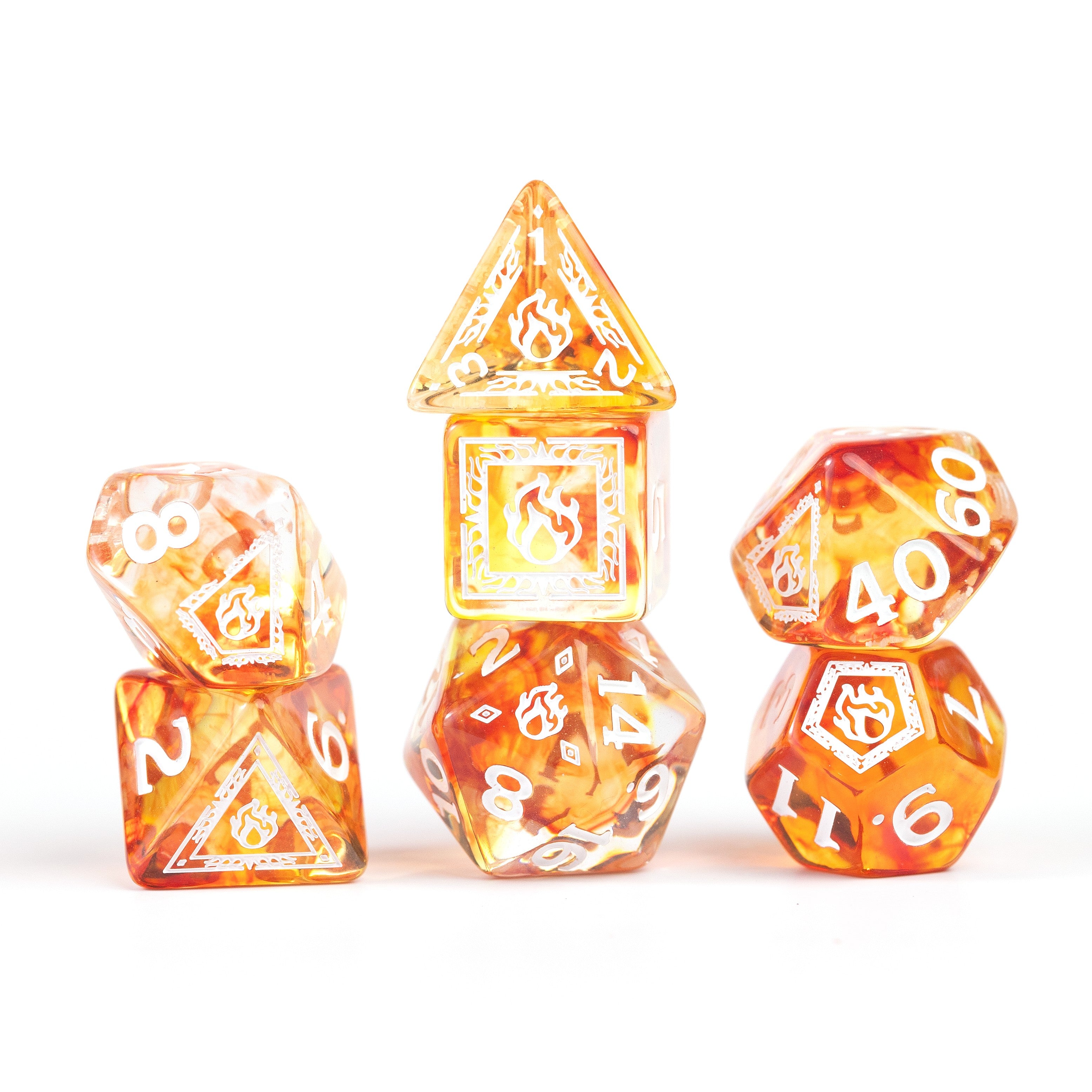 Dungeons & Dragons: Sorcerer Orange Adventure Dice