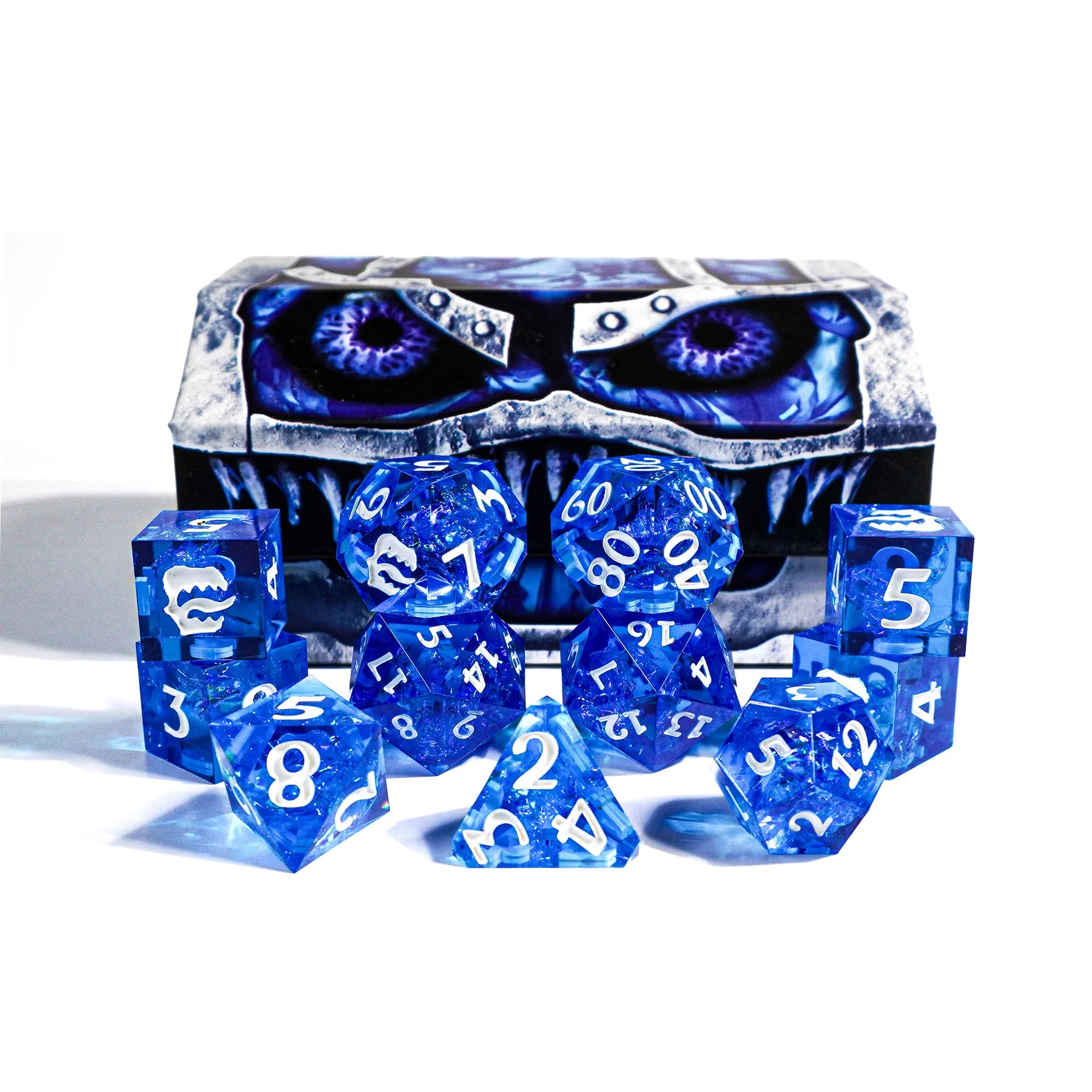 Mimic Dice: Sapphire Dream 11pc Signature Resin Set