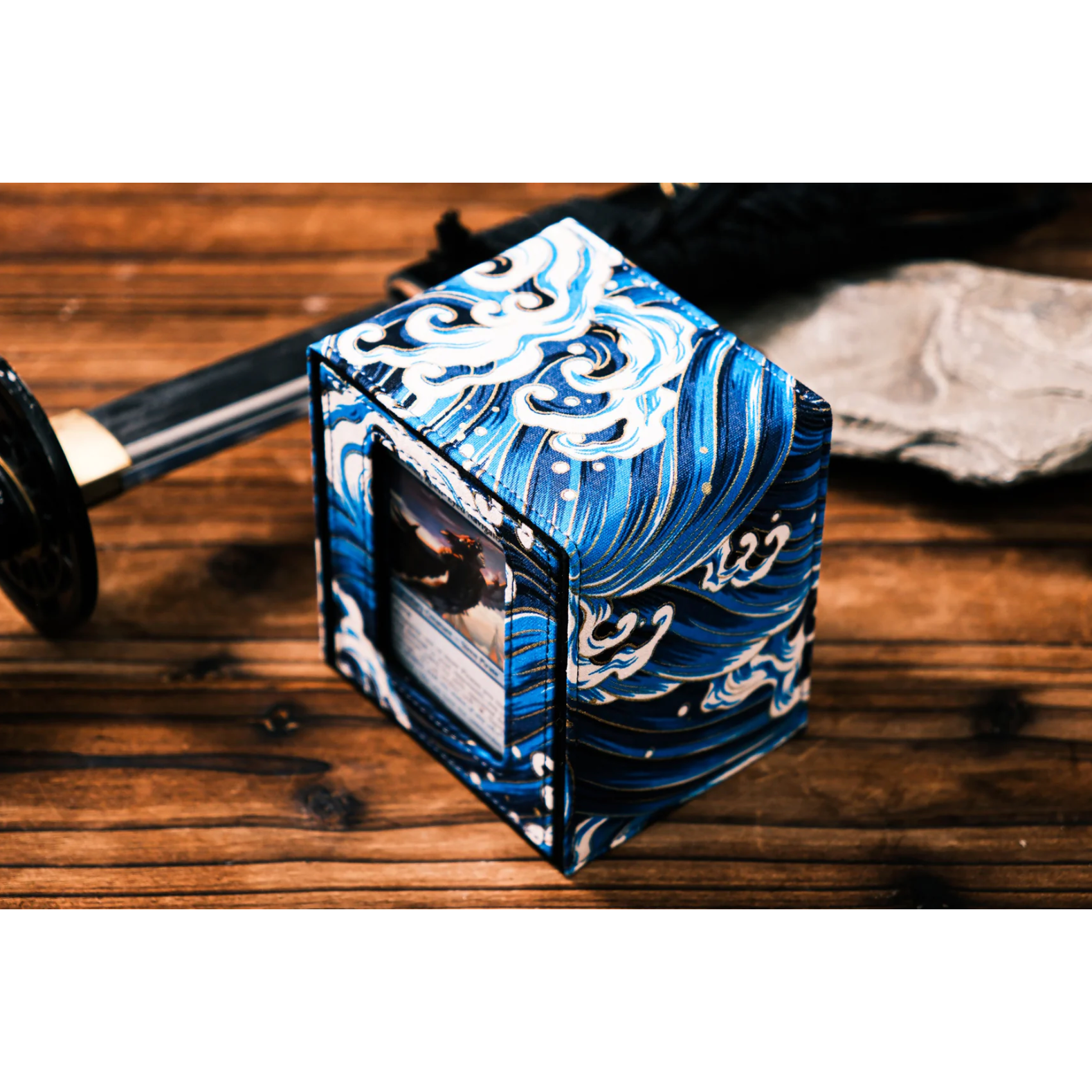 The Shogun Deckimono (Windowed) Blue - Winter Waves