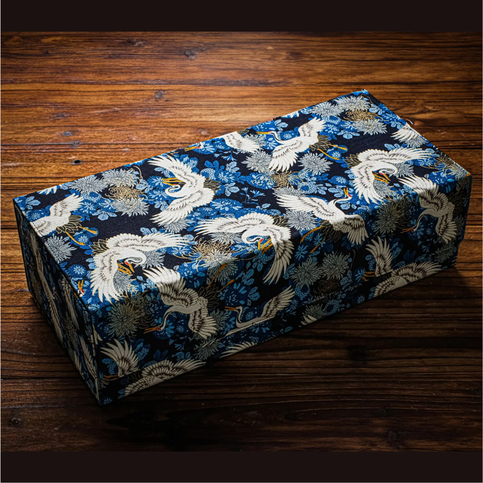 The Shiro Deckimono Blue - Sapphire Crane