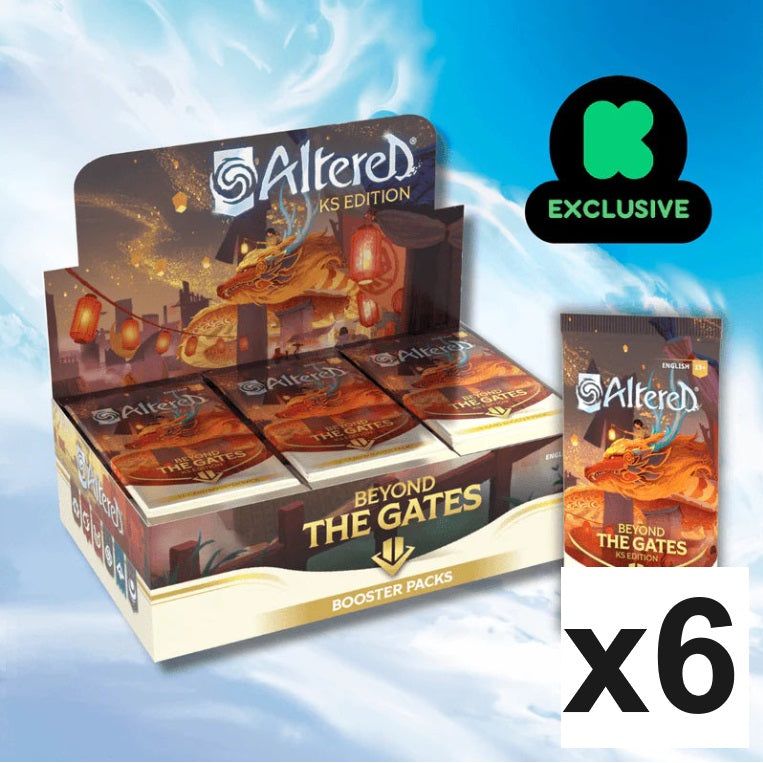 Altered TCG: Beyond The Gates - Case of 6 Booster Boxes (Kickstarter E Altered TCG: Beyond The Gates - Case of 6 Booster Boxes (Kickstarter E