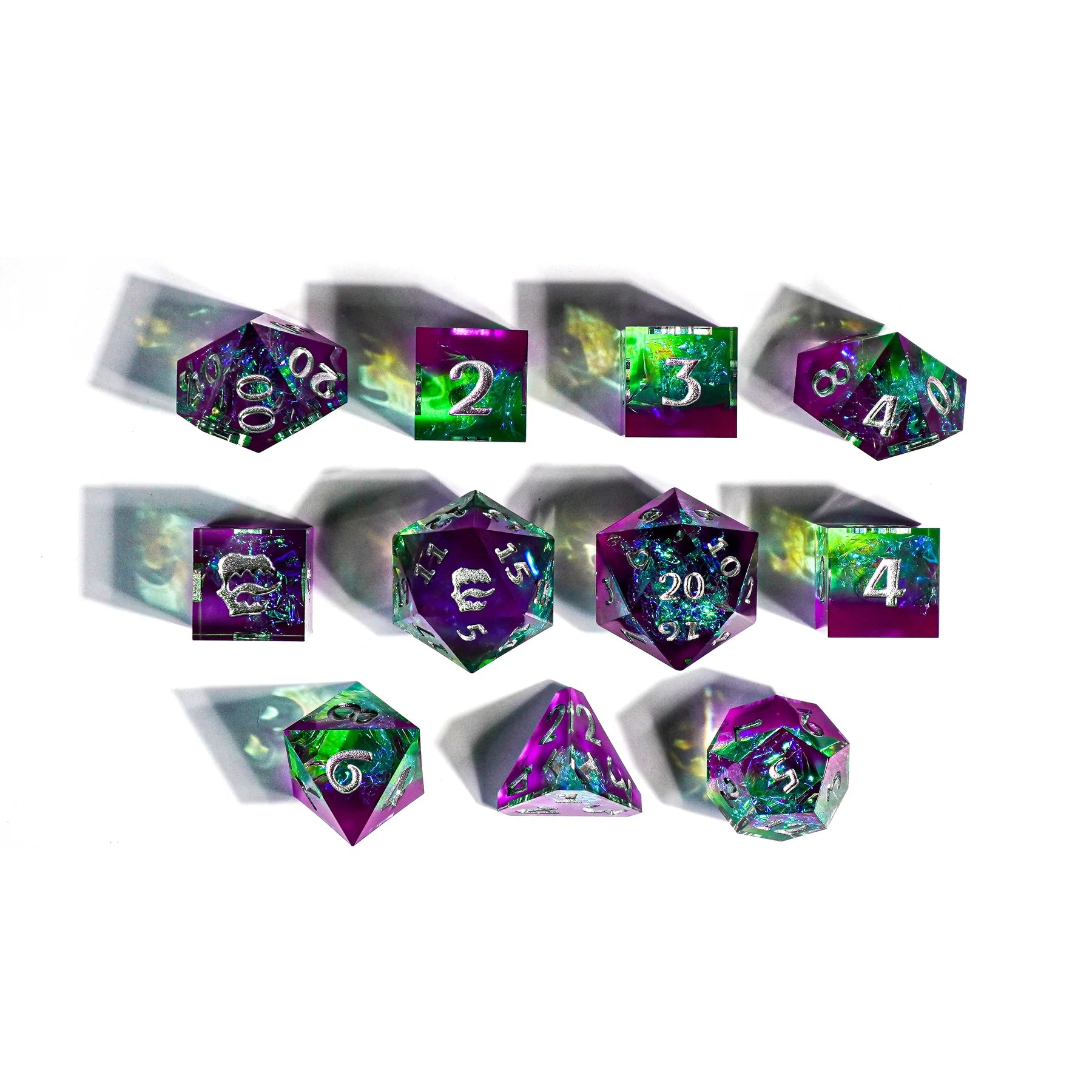 Mimic Dice: Sea Witch 11pc Signature Resin Set