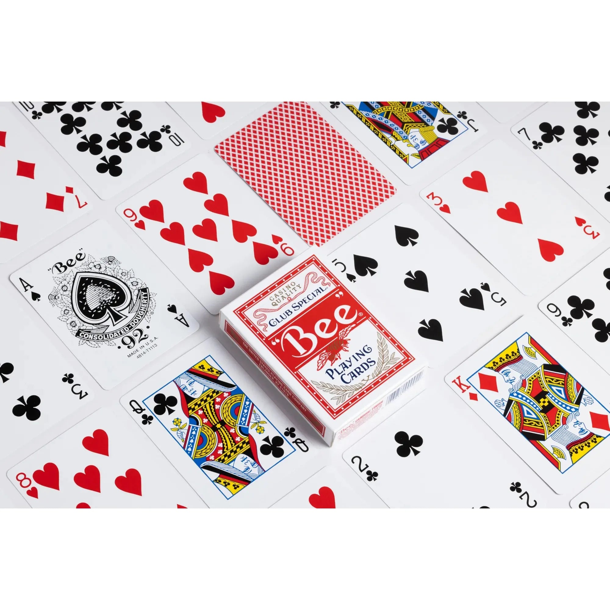 Bee Standard Index Playing Cards Blue or Red