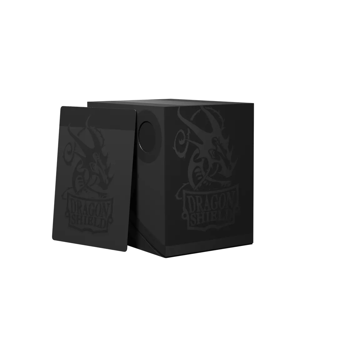 Dragon Shield: Double Deck Shell Deck Box Black/Black