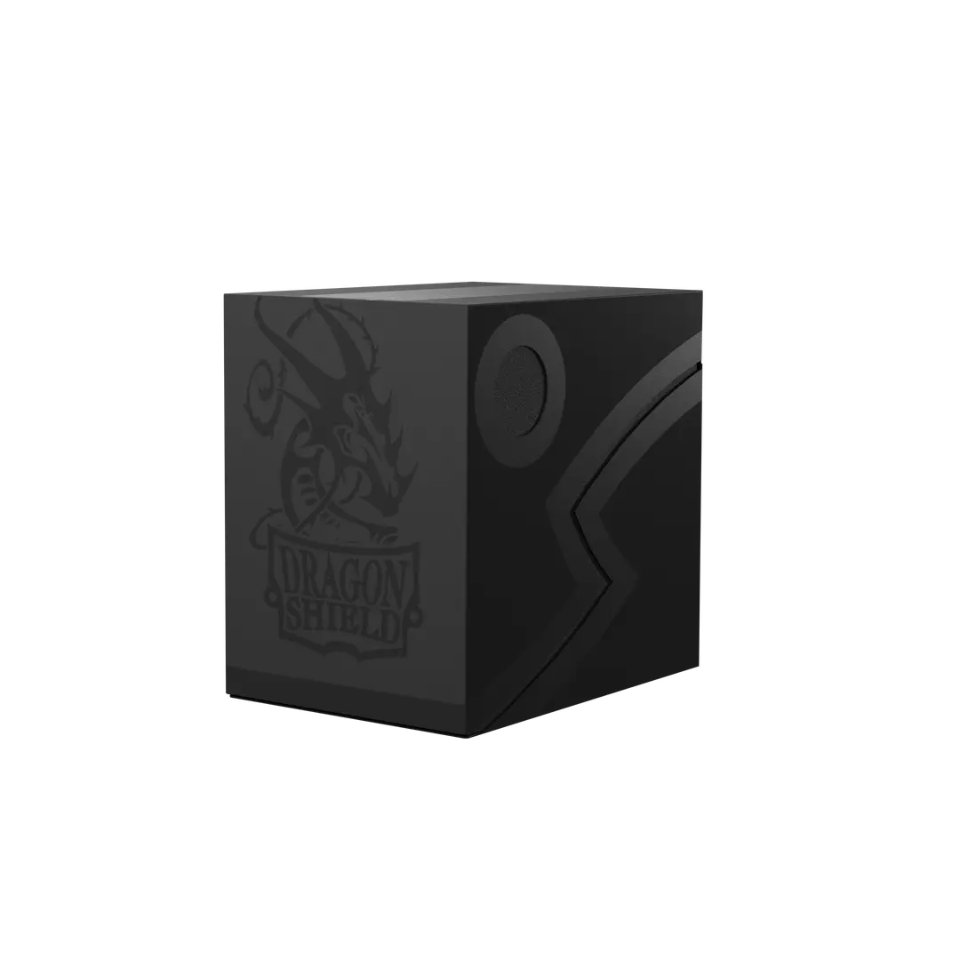 Dragon Shield: Double Deck Shell Deck Box Black/Black