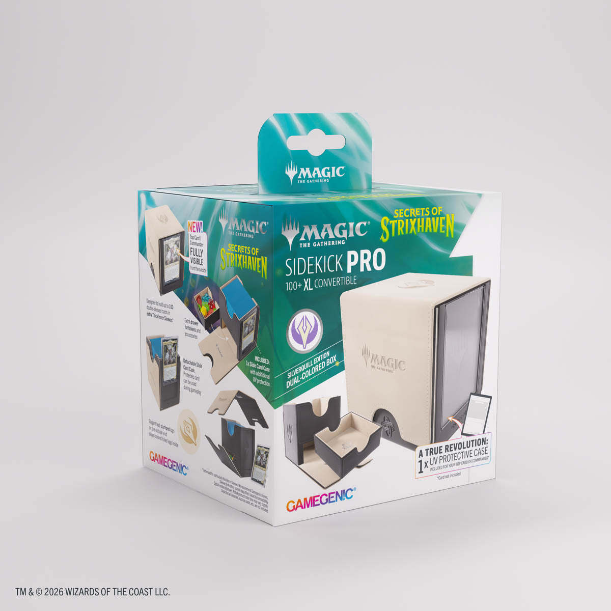 Magic: The Gathering | Secrets of Strixhaven Sidekick PRO 100+ XL - Silverquill