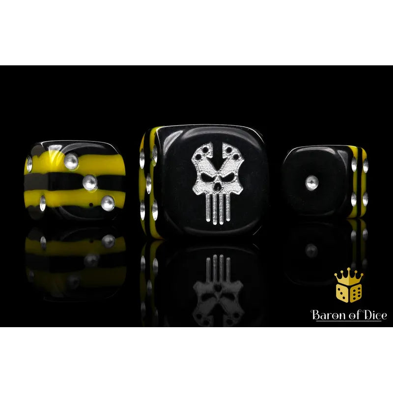 Baron of Dice: Steel Renegades Round Wargaming D6 Set 25c