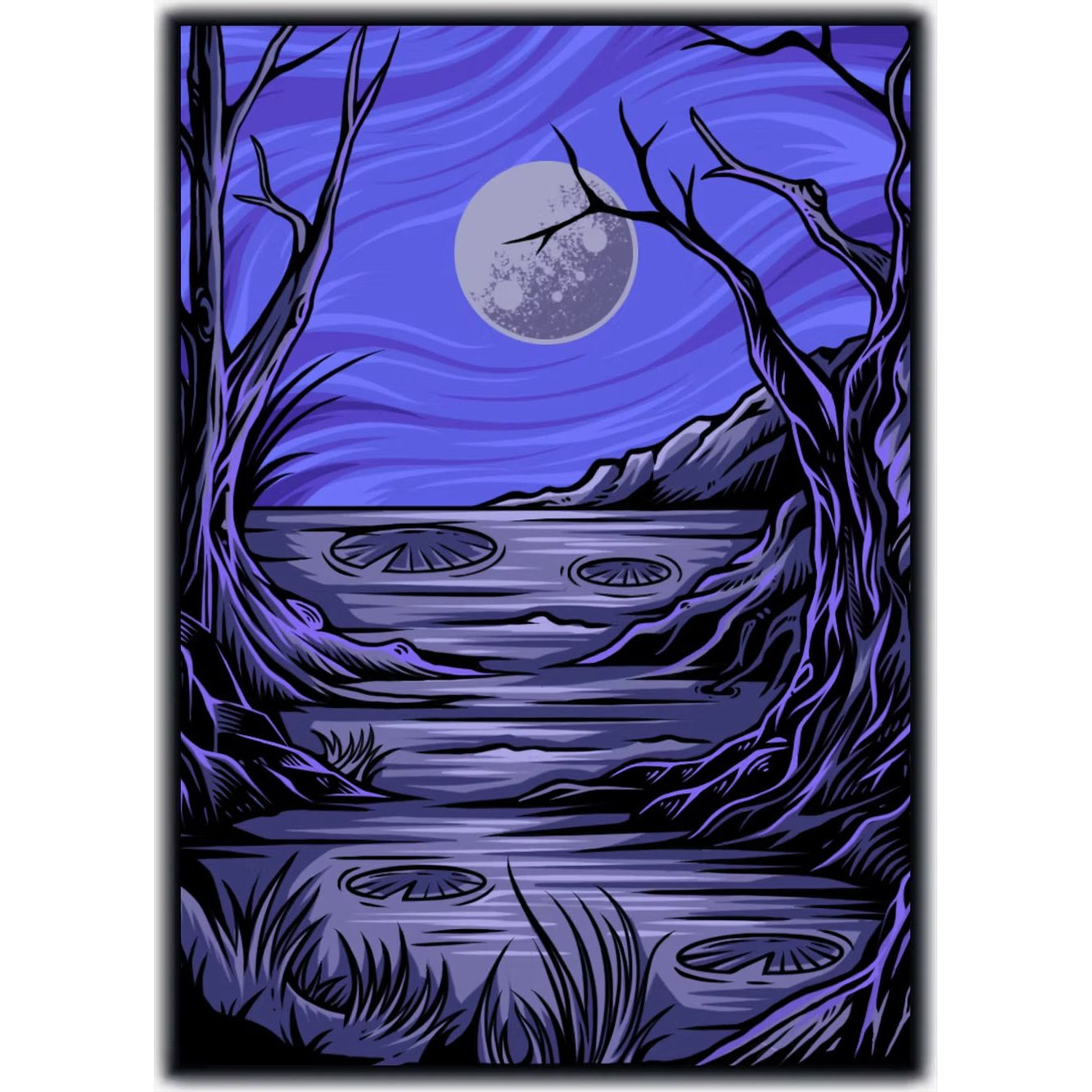 Realm Guard: Graphene Art Sleeves - Swamp