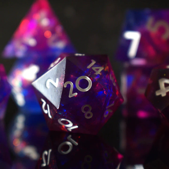 Misty Mountain - Thunderwave Sharp-Edged - 7-set Resin Dice