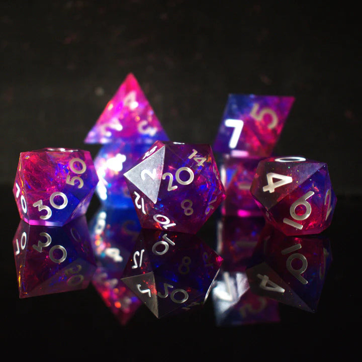 Misty Mountain - Thunderwave Sharp-Edged - 7-set Resin Dice