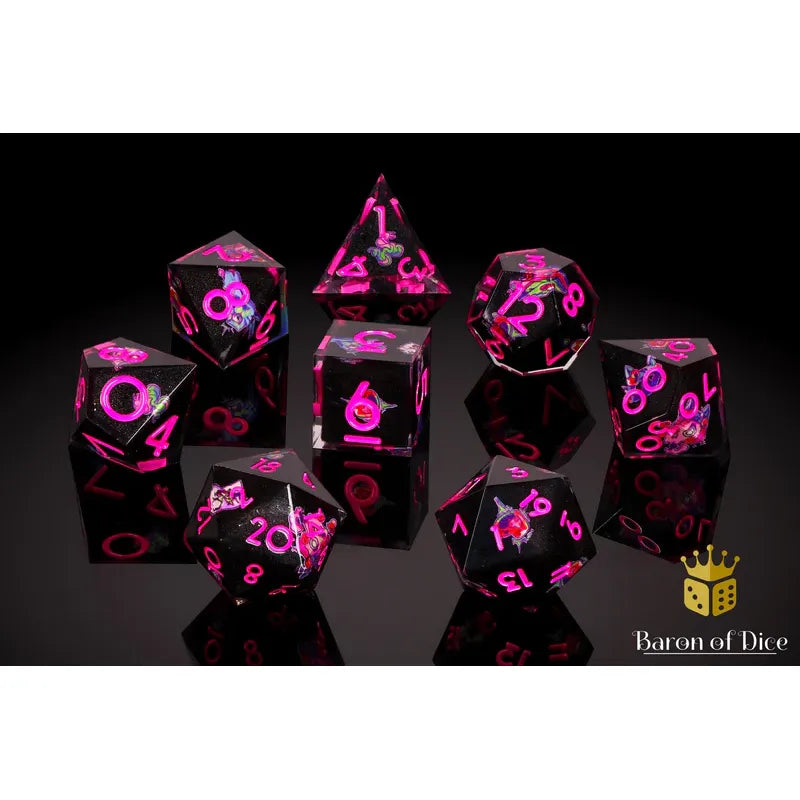 Baron of Dice: The Lich - Premium 8 Piece Polyhedral RPG Dice Set