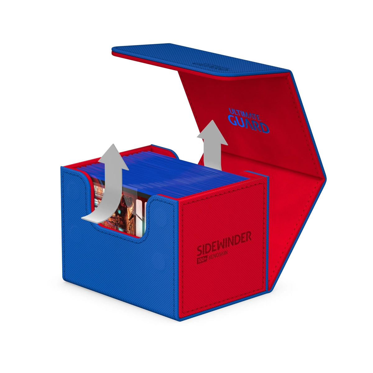 Blue & Red Sidewinder 100+ Xenoskin Synergy Deck Box