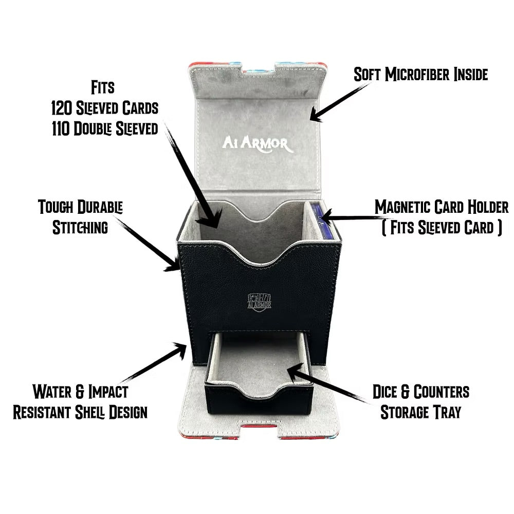 Ai Armor Deck Box - White-Black-Green (Abzan)