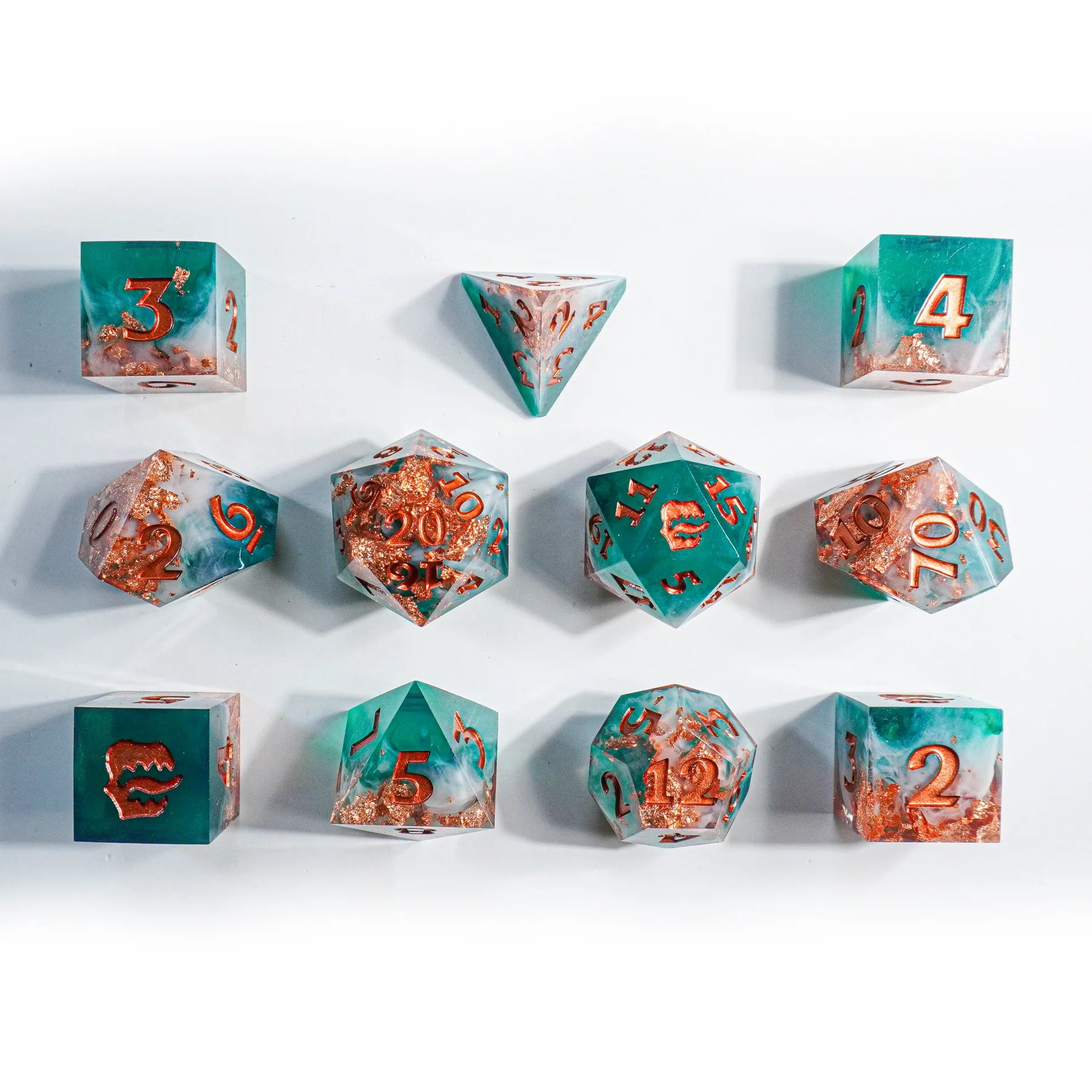 Mimic Dice: Windswept 11pc Signature Resin Set