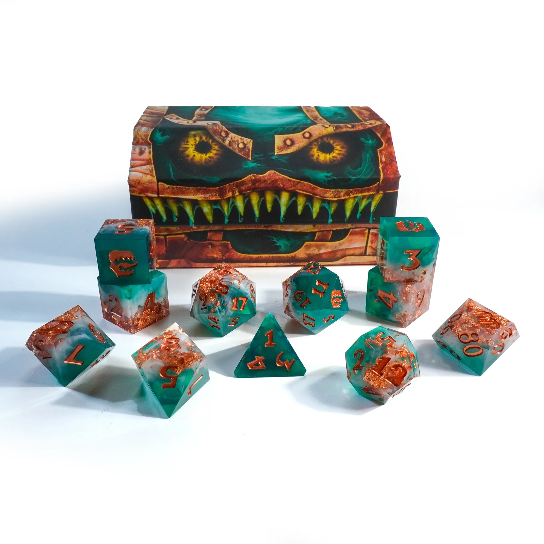 Mimic Dice: Windswept 11pc Signature Resin Set