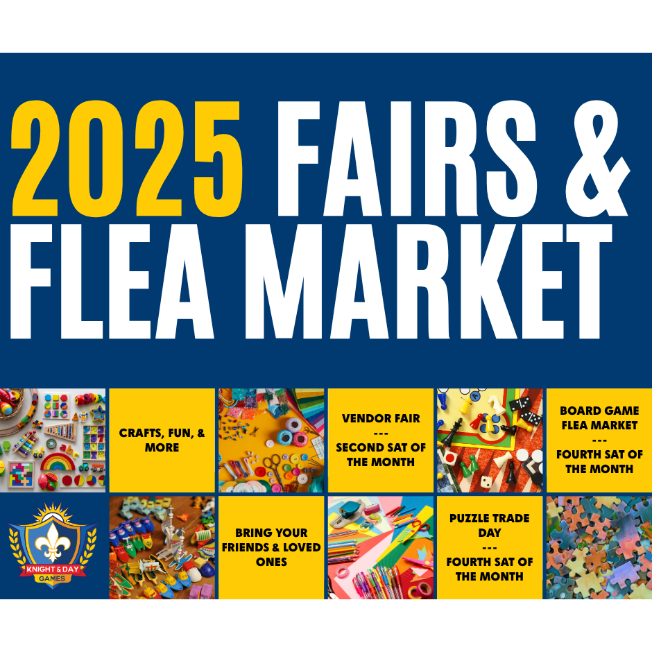 2025 Fairs & Board Game Flea Market Events