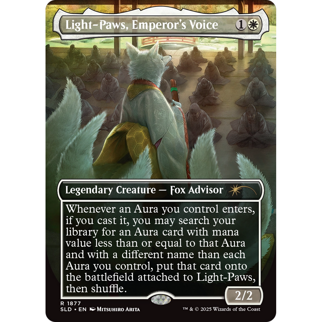 Light-Paws, Emperor's Voice (SLD-1877) - Secret Lair Drop (Borderless)