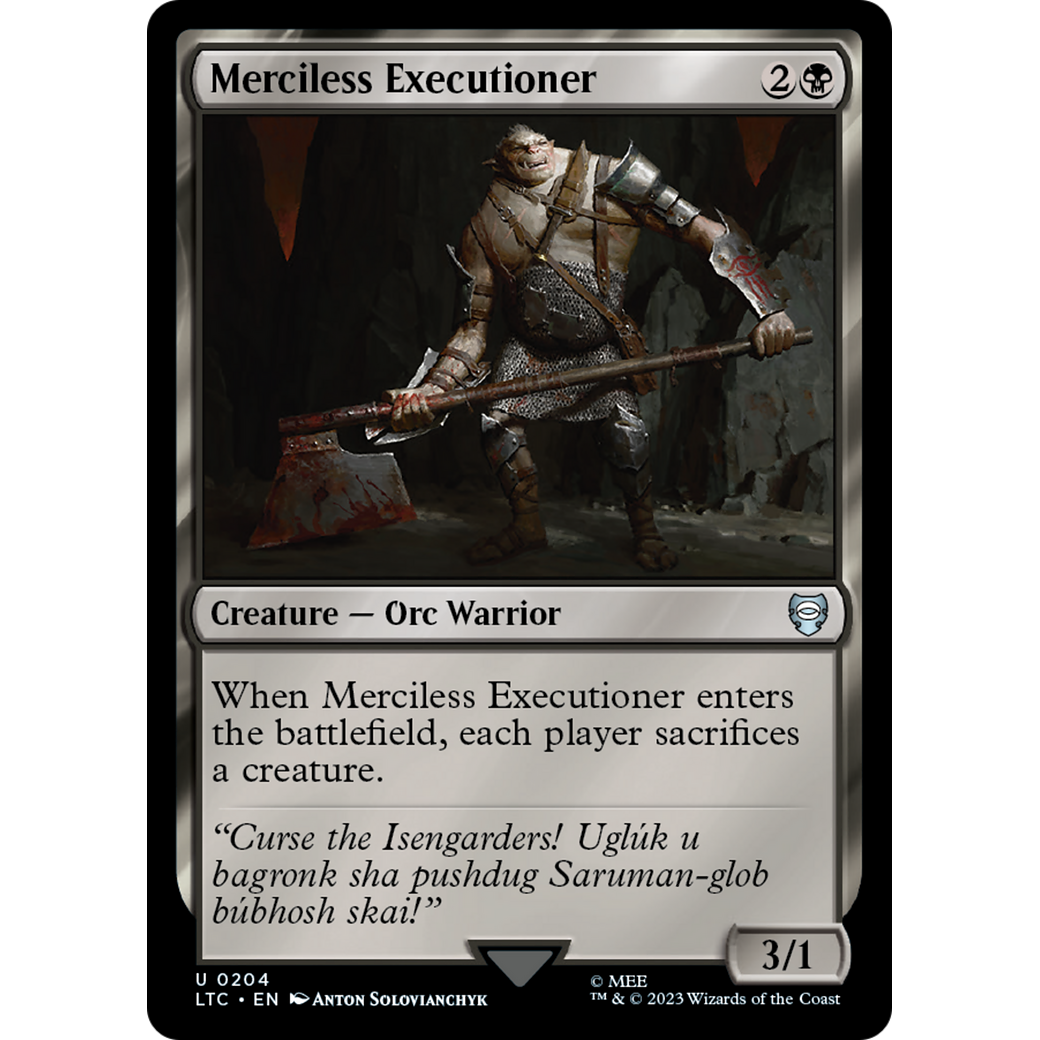 Merciless Executioner (LTC-204) - Tales of Middle-earth Commander