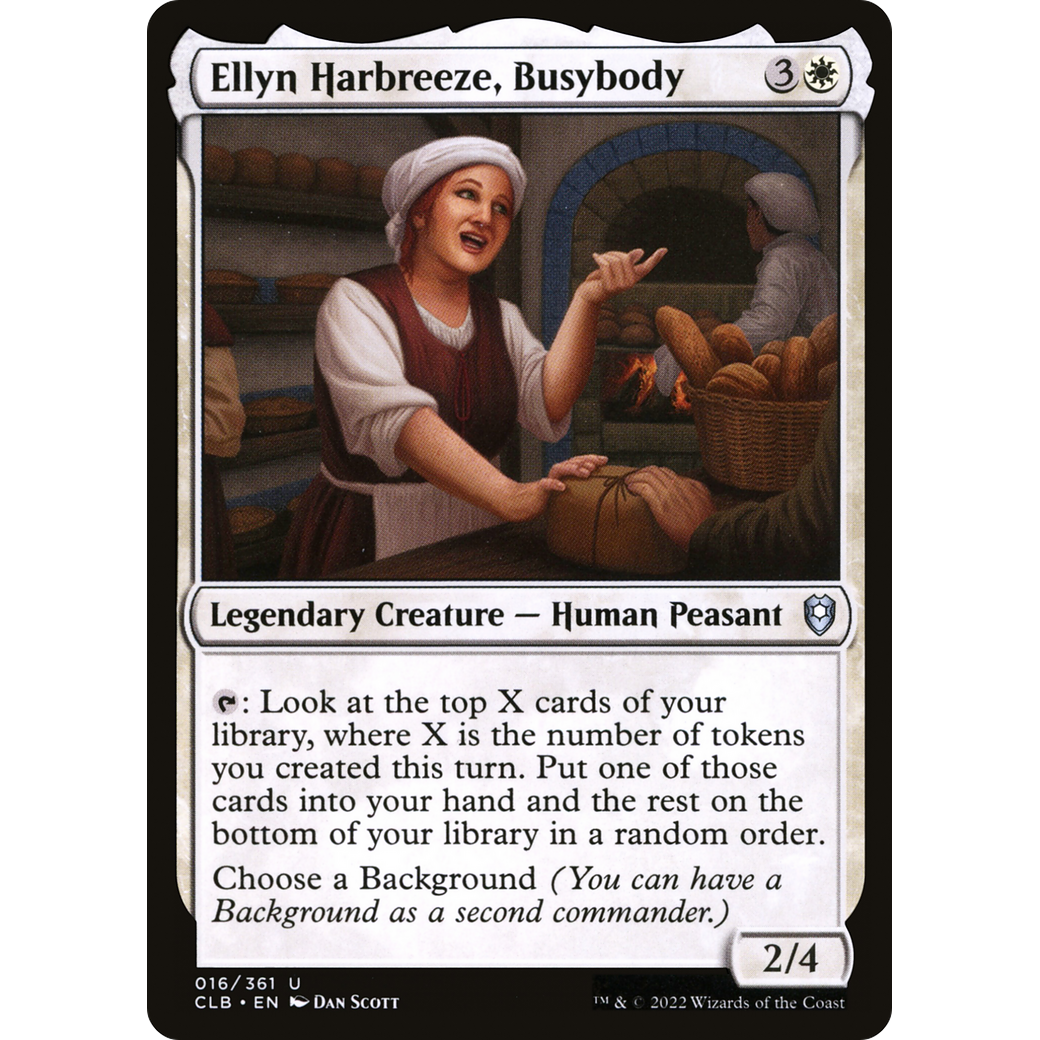 Ellyn Harbreeze, Busybody (CLB-016) - Commander Legends: Battle for Baldur's Gate Foil
