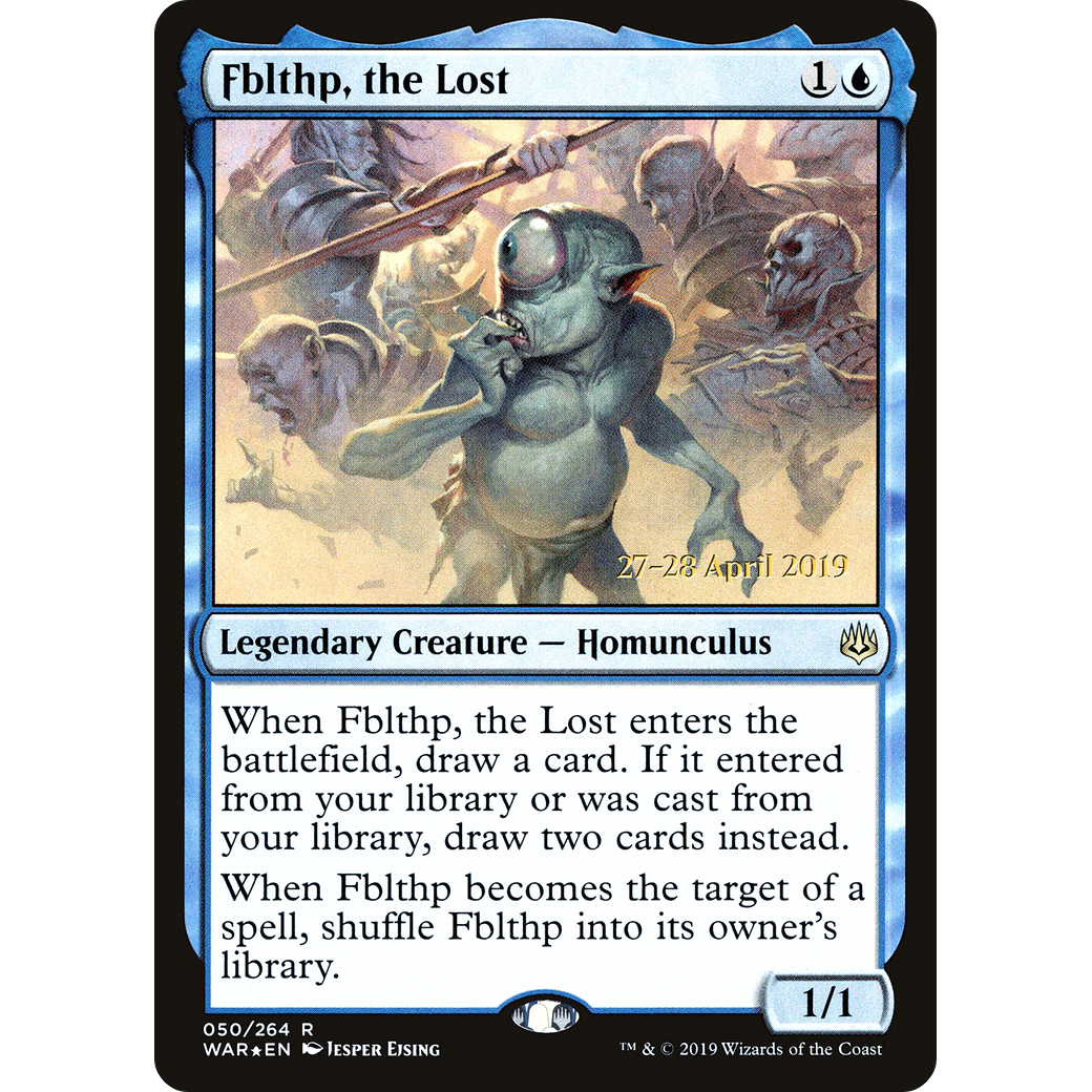 Fblthp, the Lost (PRE-050) - War of the Spark Promos Foil