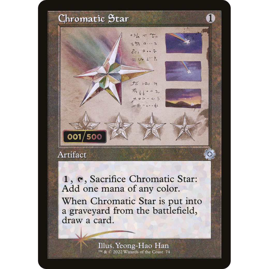 Chromatic Star (Schematic) (Serial Numbered) (BRR-074) - The Brothers' War Retro Artifacts Foil