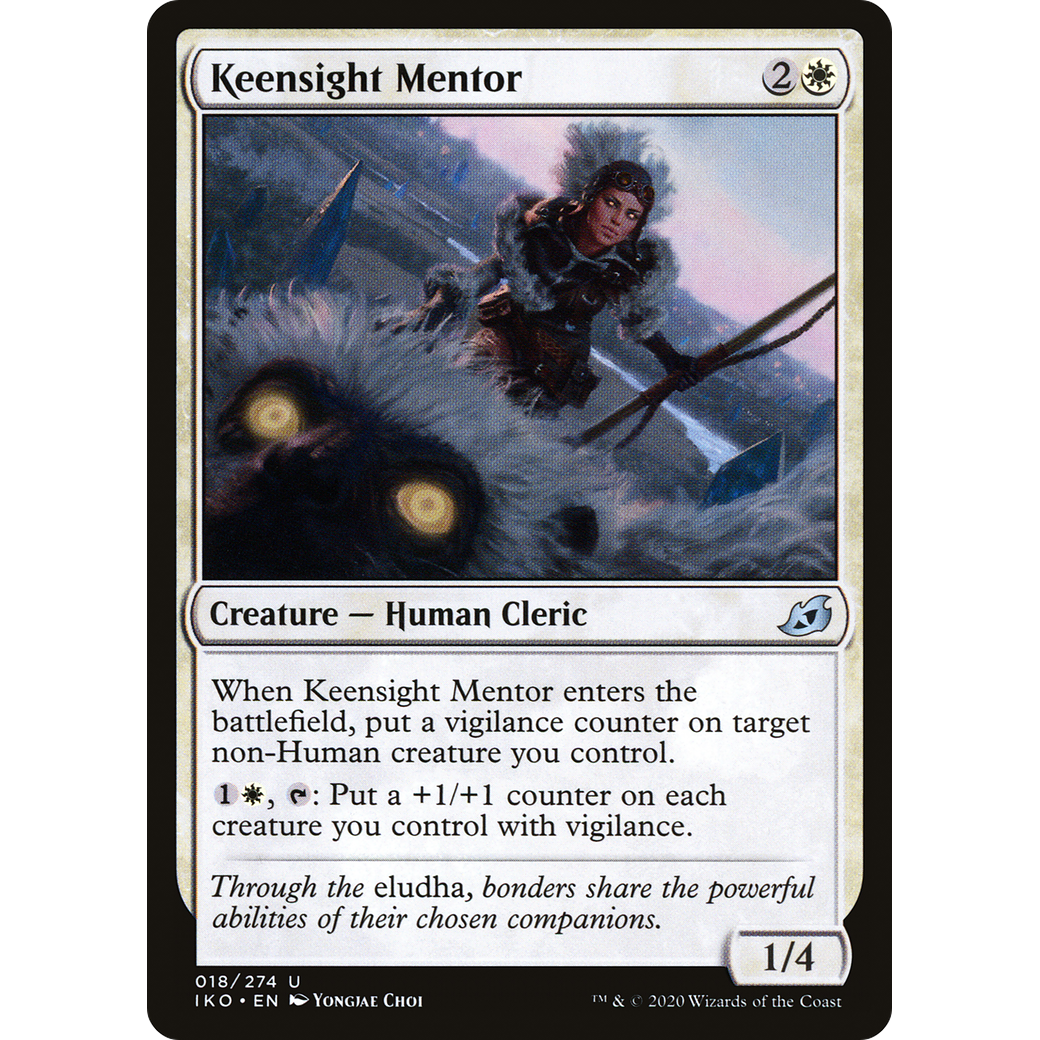 Keensight Mentor (IKO-018) - Ikoria: Lair of Behemoths Foil
