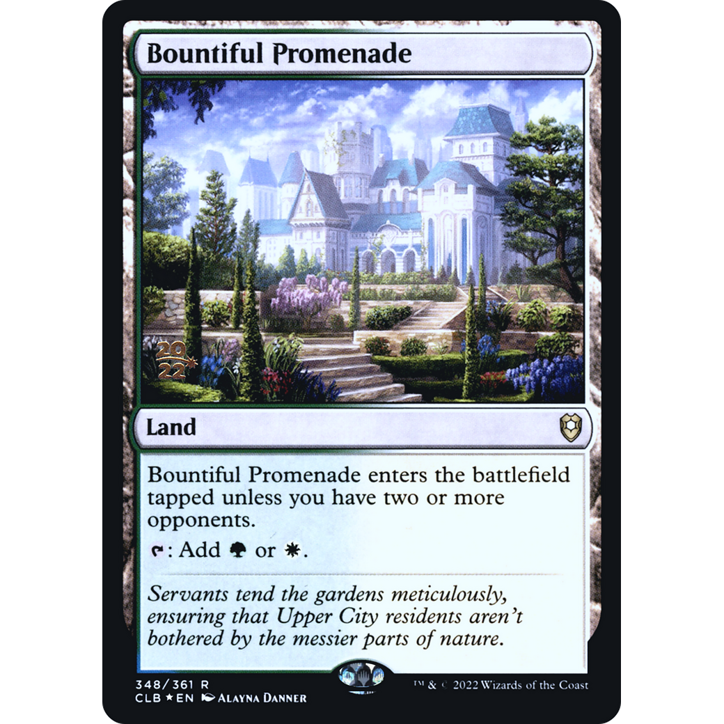 Bountiful Promenade (PRE-348S) - Battle for Baldur's Gate Promos Foil