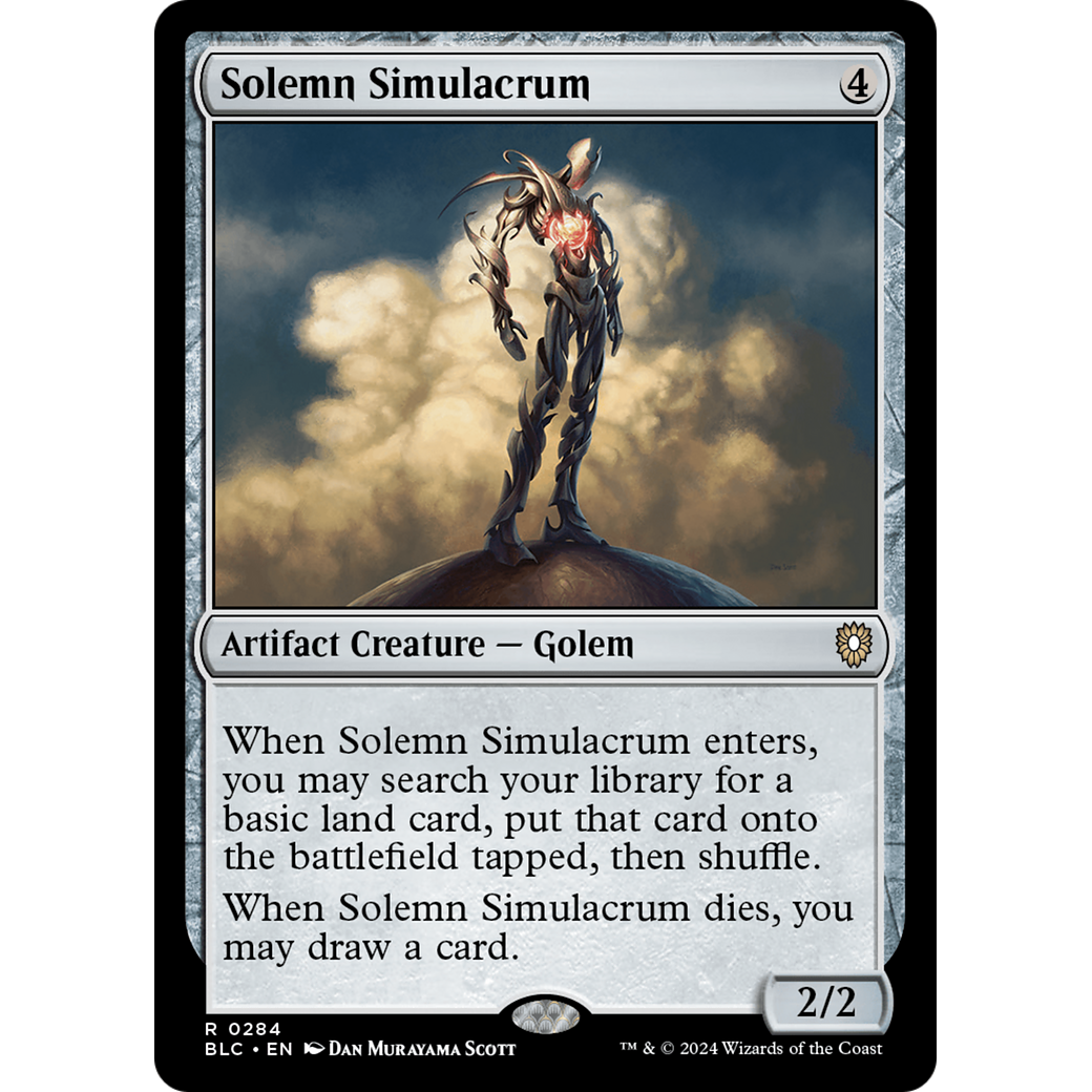 Solemn Simulacrum (BLC-284) - Bloomburrow Commander