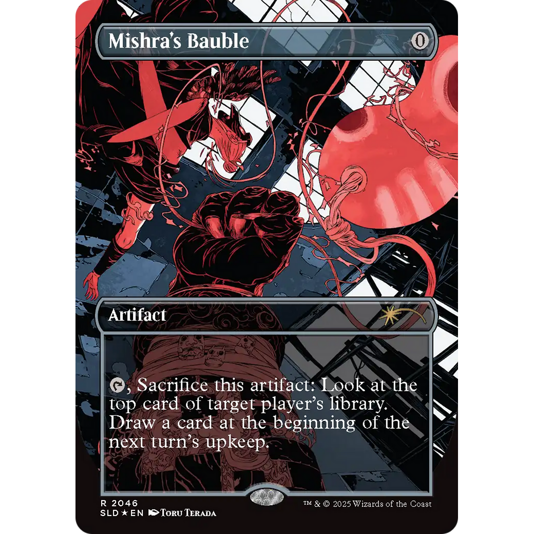 Mishra's Bauble (2046) (Raised Foil) (SLD-2046) - Secret Lair Drop (Borderless) Foil