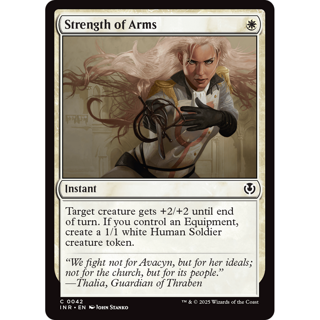 Strength of Arms (INR-042) - Innistrad Remastered Foil