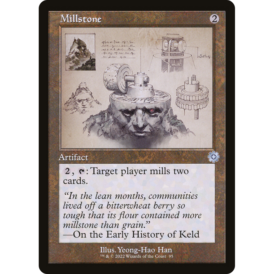 Millstone (Schematic) (BRR-095) - The Brothers' War Retro Artifacts