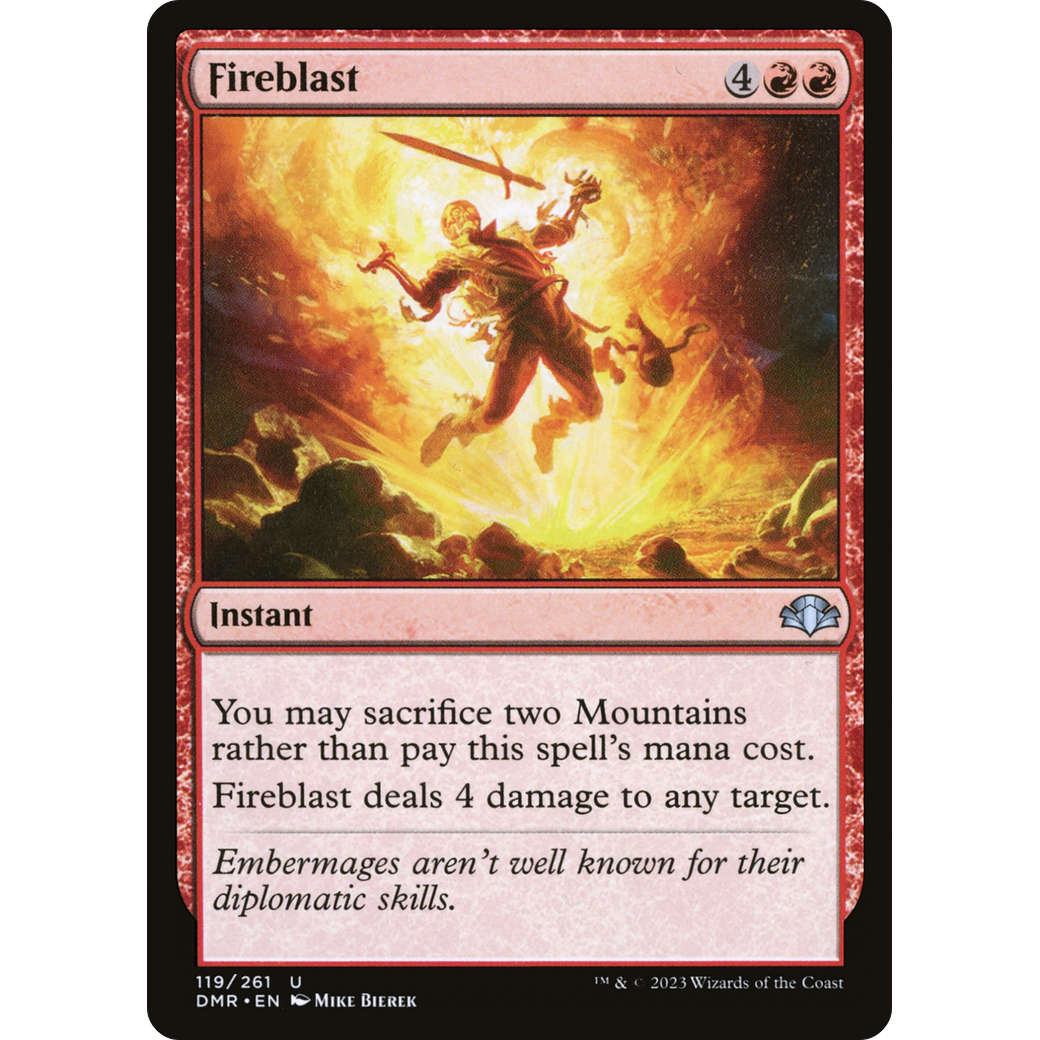 Fireblast (DMR-119) - Dominaria Remastered