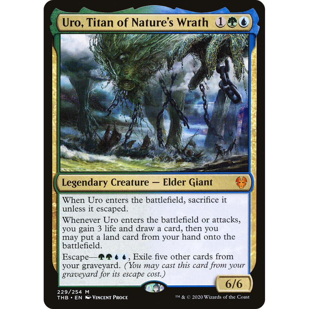 Uro, Titan of Nature's Wrath (THB-229) - Theros Beyond Death Foil
